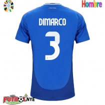 Camiseta Italia Federico Dimarco #3 Primera Equipación Eurocopa 2024 manga corta